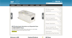 Desktop Screenshot of apitech.com