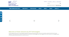 Desktop Screenshot of power.apitech.com